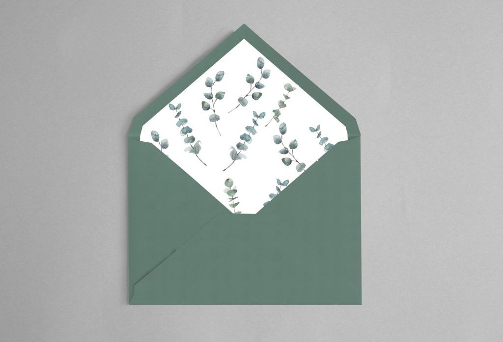 invitacion boda eucalipto baby
