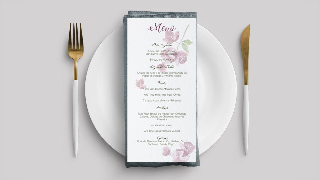 menu buganvilla boda