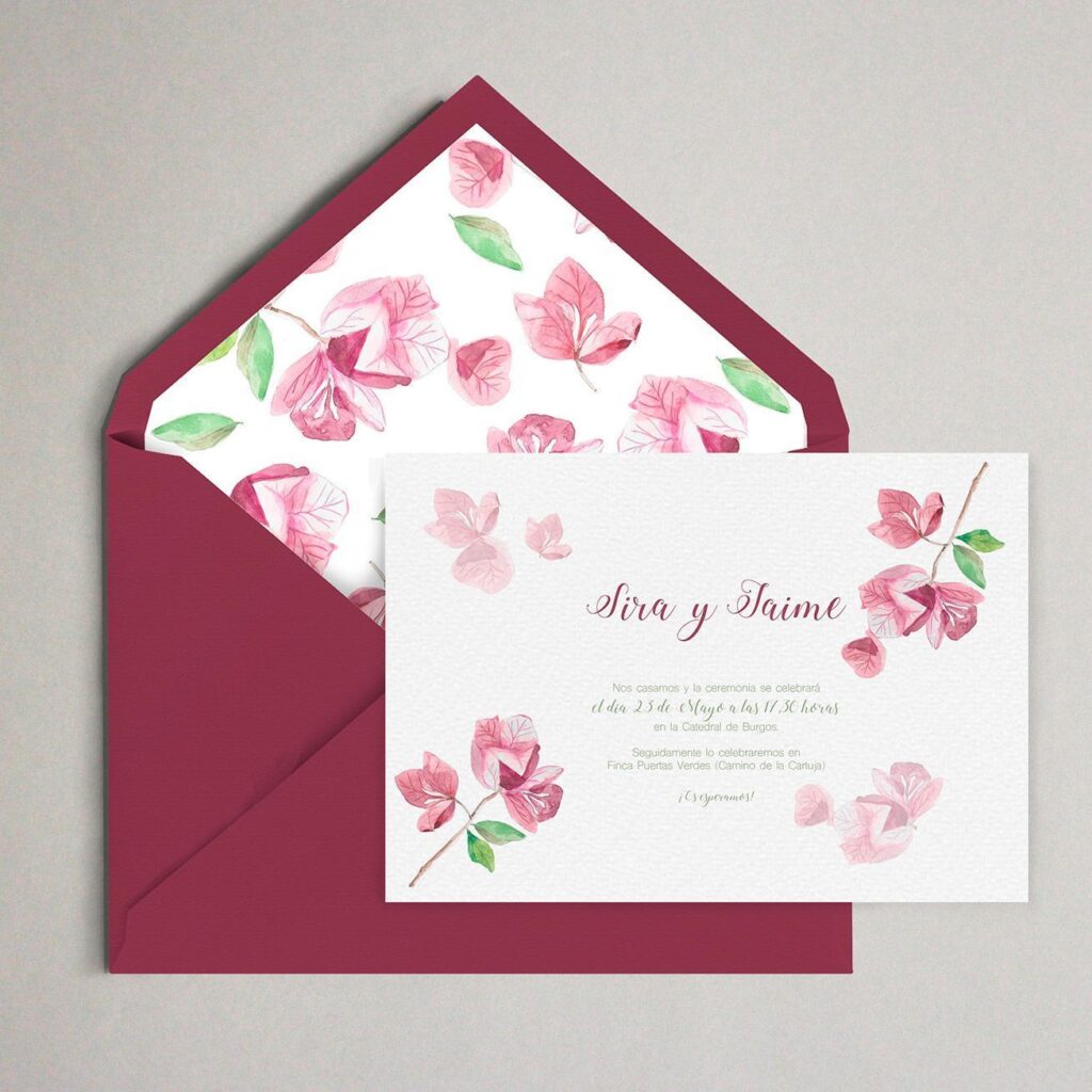 Budanvilla invitación boda