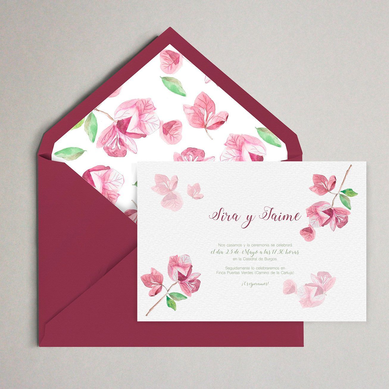 Budanvilla invitación boda