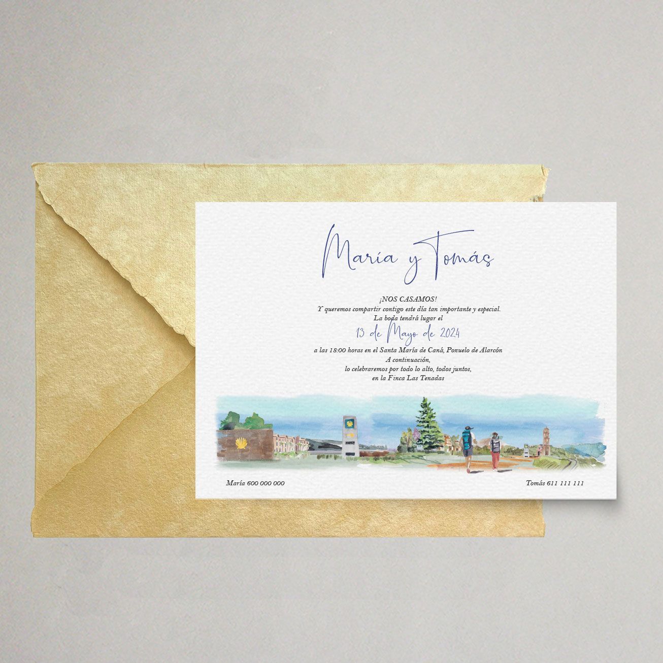 Invitación Camino de Santiago