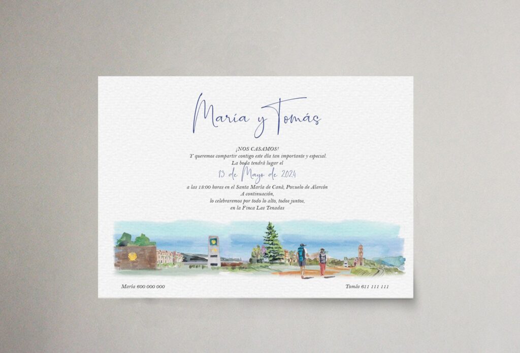 Invitación Camino de Santiago