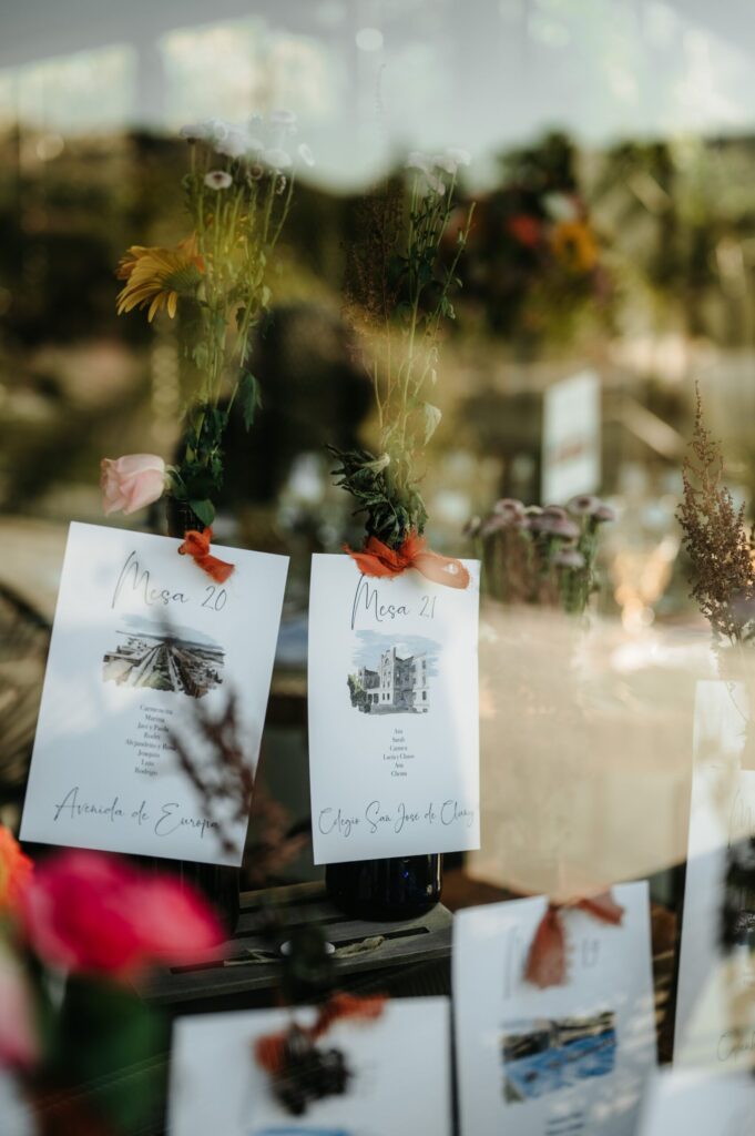 seating plan personalizado boda con tematica ciudades