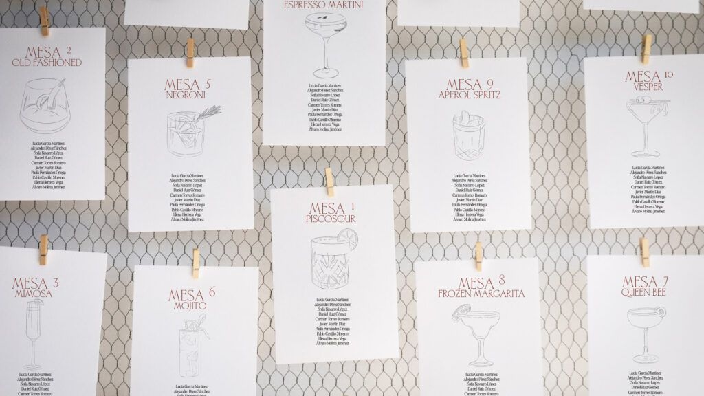 cocteles seating plan