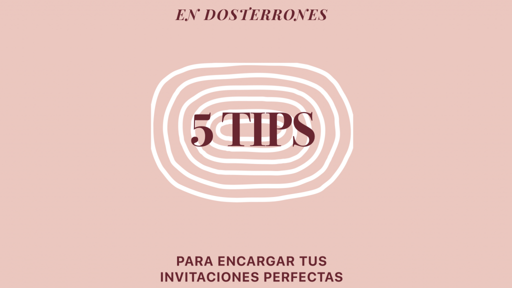 5 tips para invitaciones de boda perfecta elegir dos terrones