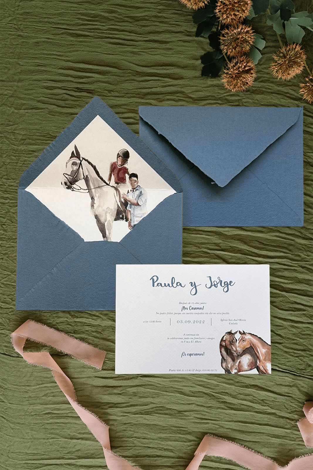 invitacion caballos