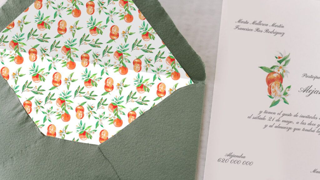 invitacion naranjas horizontal