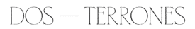 Logo de Dos Terrones, estudio de papelería de boda artesanal