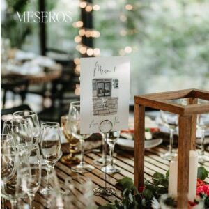 Papelería de boda artesanal personalizada Dos Terrones