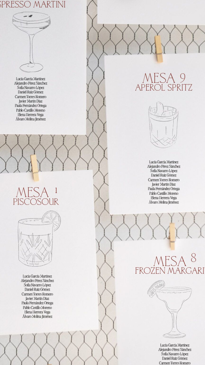 meseros seatingplan cocteles