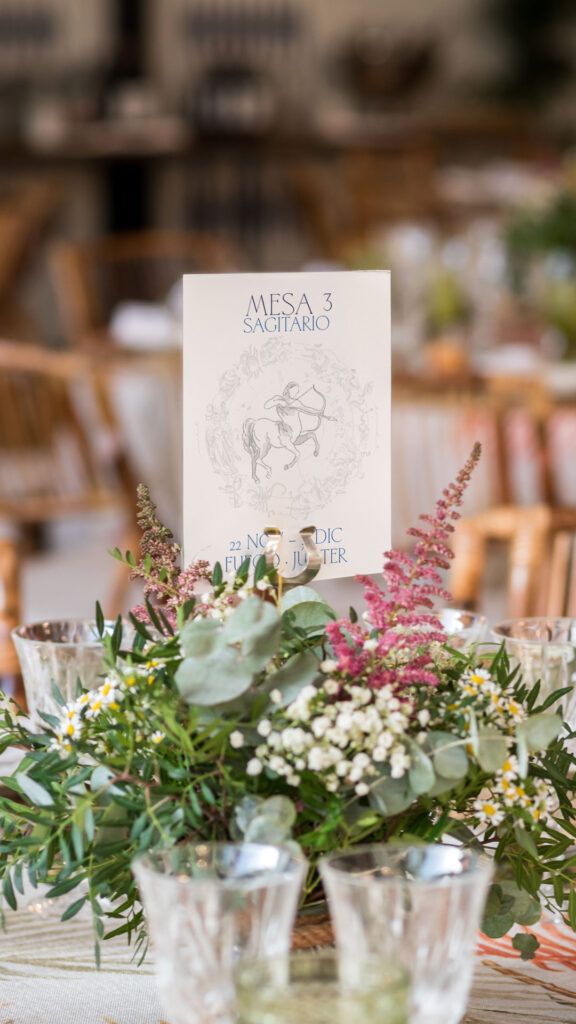 meseros zodiaco personalizado boda astrologia