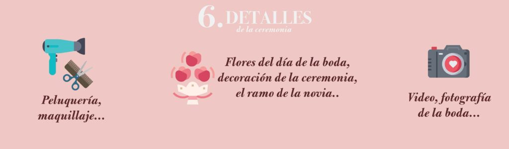 guia organizacion boda detalles
