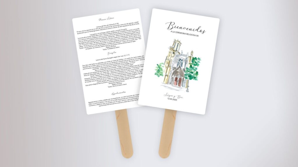 pai pai iglesia boda detalle