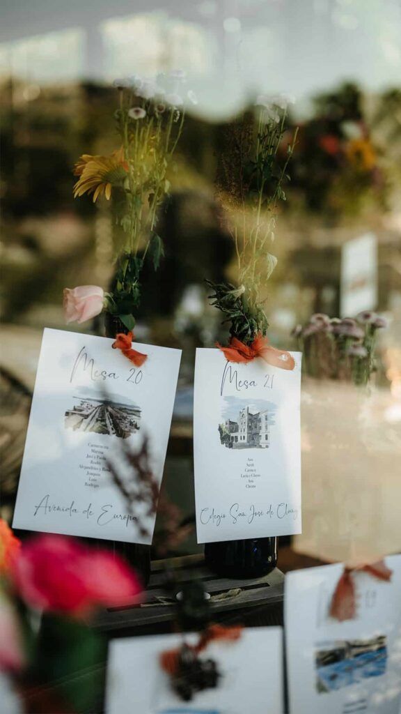 seating plan personalizado boda con tematica ciudades