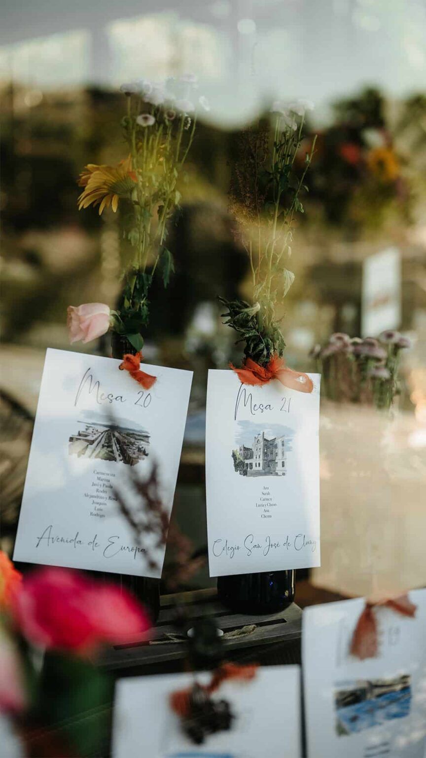 seating plan personalizado boda con tematica ciudades