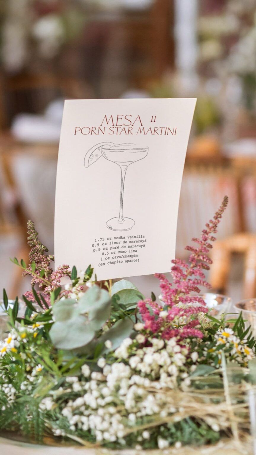 mesero personalizado cocteles