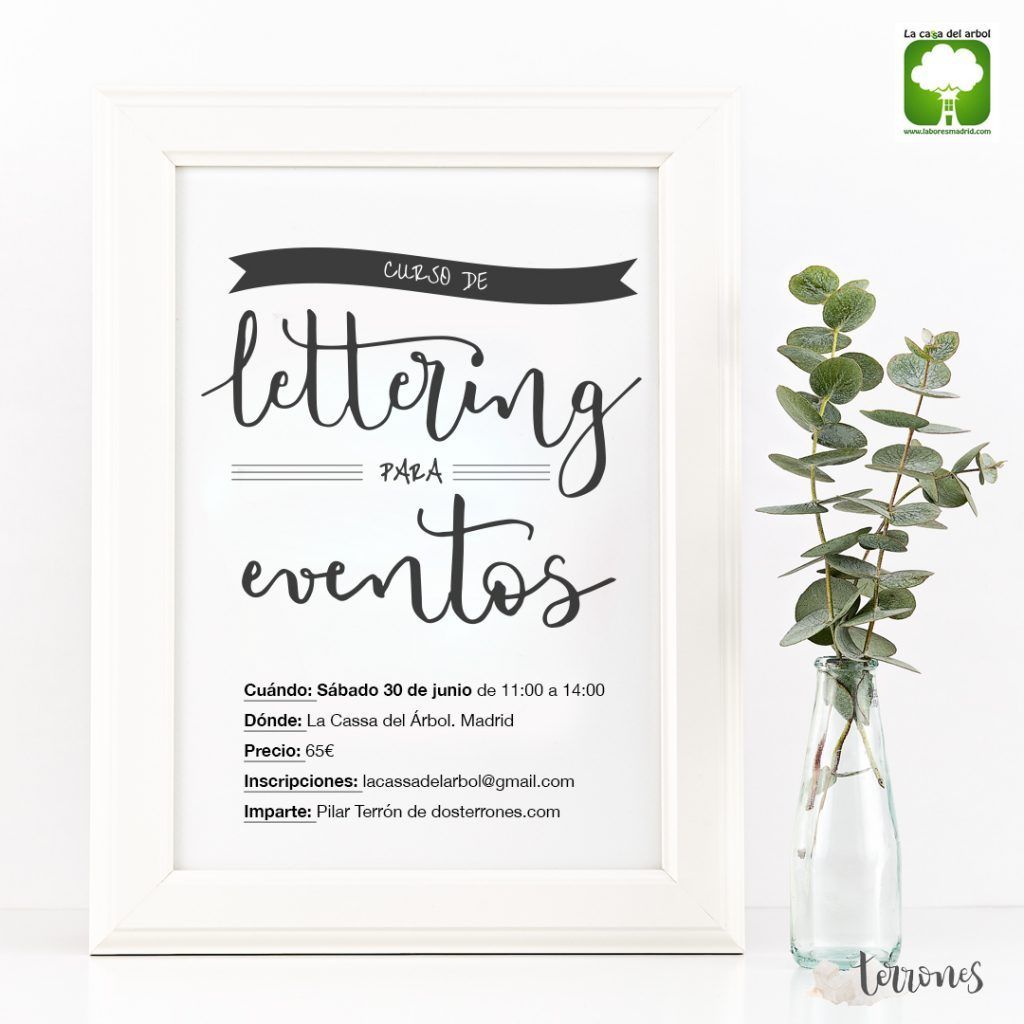 Curso de lettering para eventos