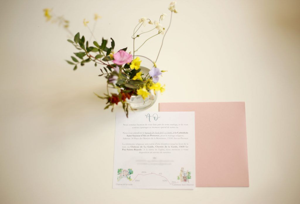 invitacion acuarela mapa personalizado