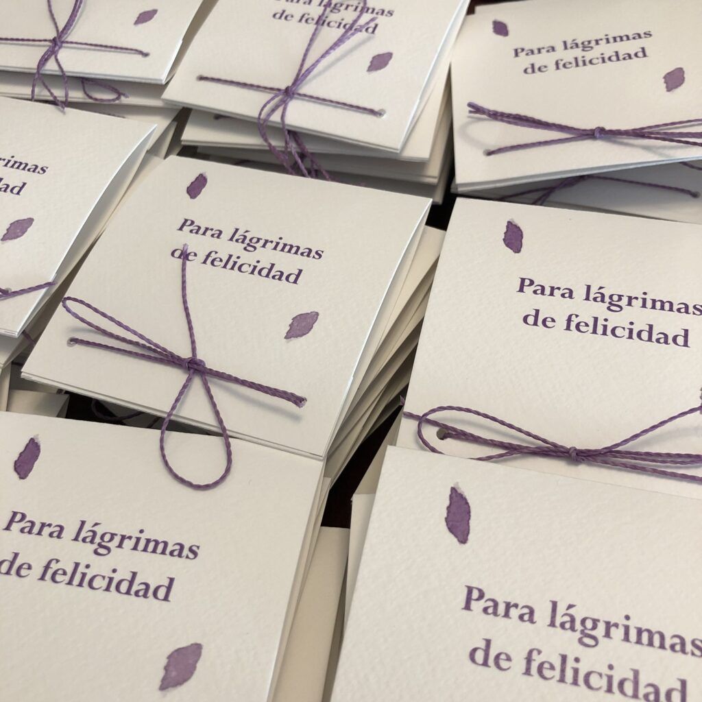 invitación de boda con acuarela de lavanda