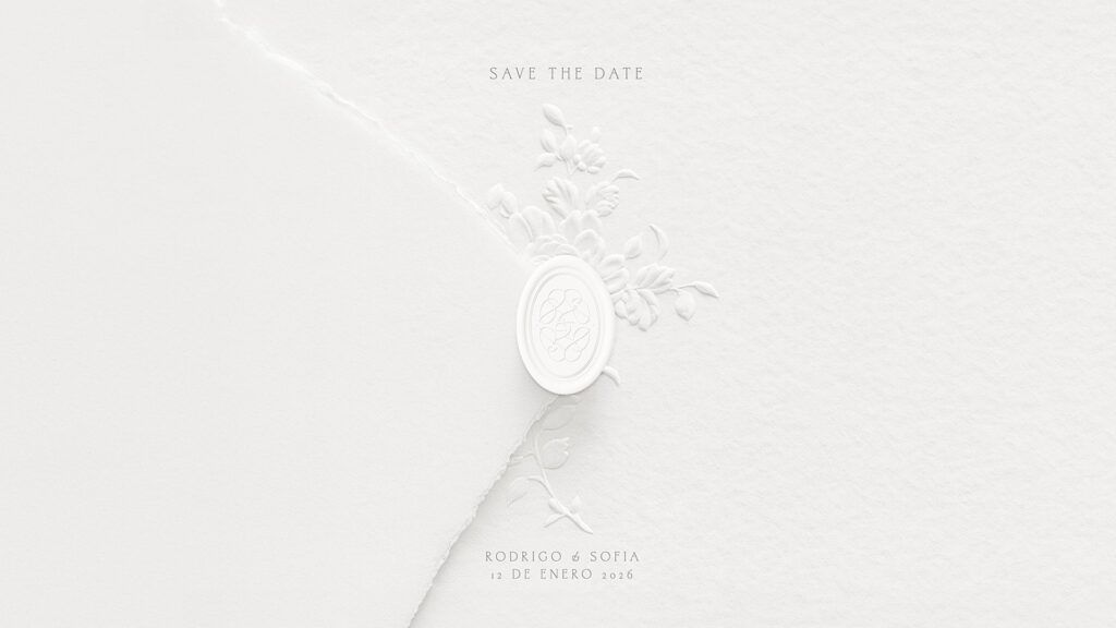 Save the date personalizado artesanal