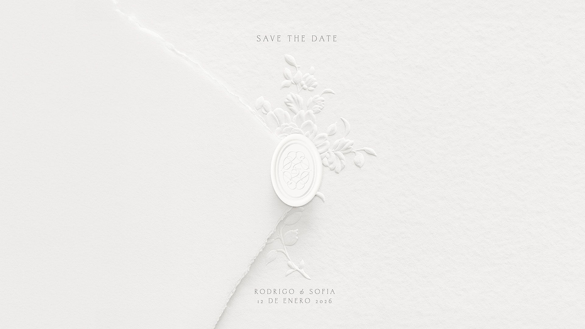 Save the date personalizado artesanal